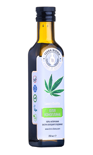  Cold pressed hemp oil